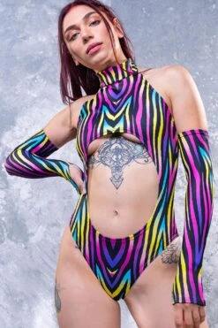 Alluring Cut Out Bodysuit -Badinka 1 2