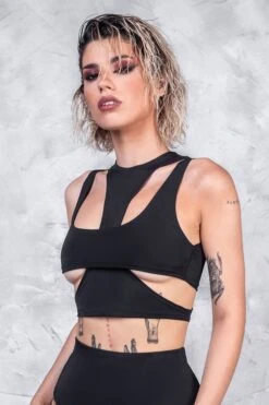 Back To Black Leveled Crop Top