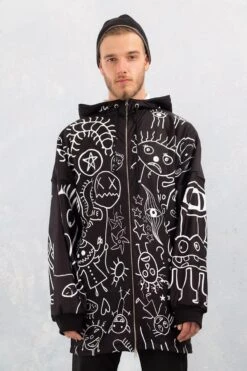 Ugley Dark Zippy Hoodie