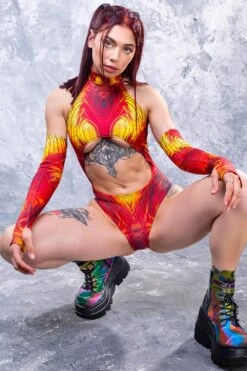 Lava Cut Out Bodysuit