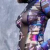 Error Beauty Mesh Framed Bodysuit