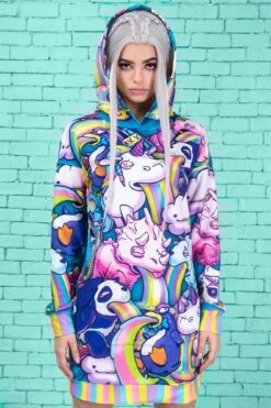 Sick Of You Hoodie (Blueish) -Badinka 1 4b095757 67a5 4ae5 bb63 9c84af0169b4