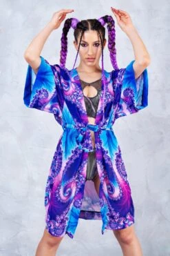 Fibonacci Spiral Rave Robe