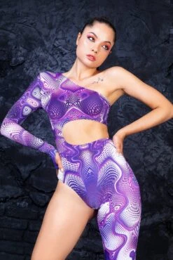 Purple Haze Asymmetrical Costume