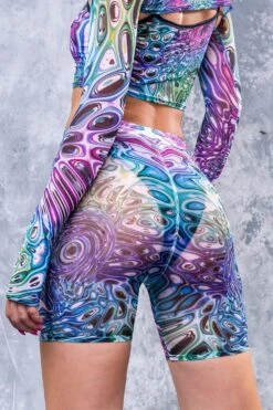 Liquid Insect Biker Shorts Set