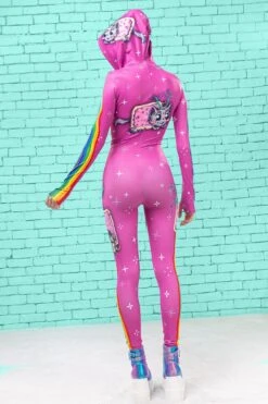 Schizo Cat Fit Onesie (Pink) -Badinka 2 1 c40c3ee9 8232 426c 8346 e04025a63504