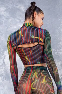 Simulation Mesh 2 Piece Shrug Set -Badinka 2 1323b337 8f5a 4e09 a162 58ba0be14f05