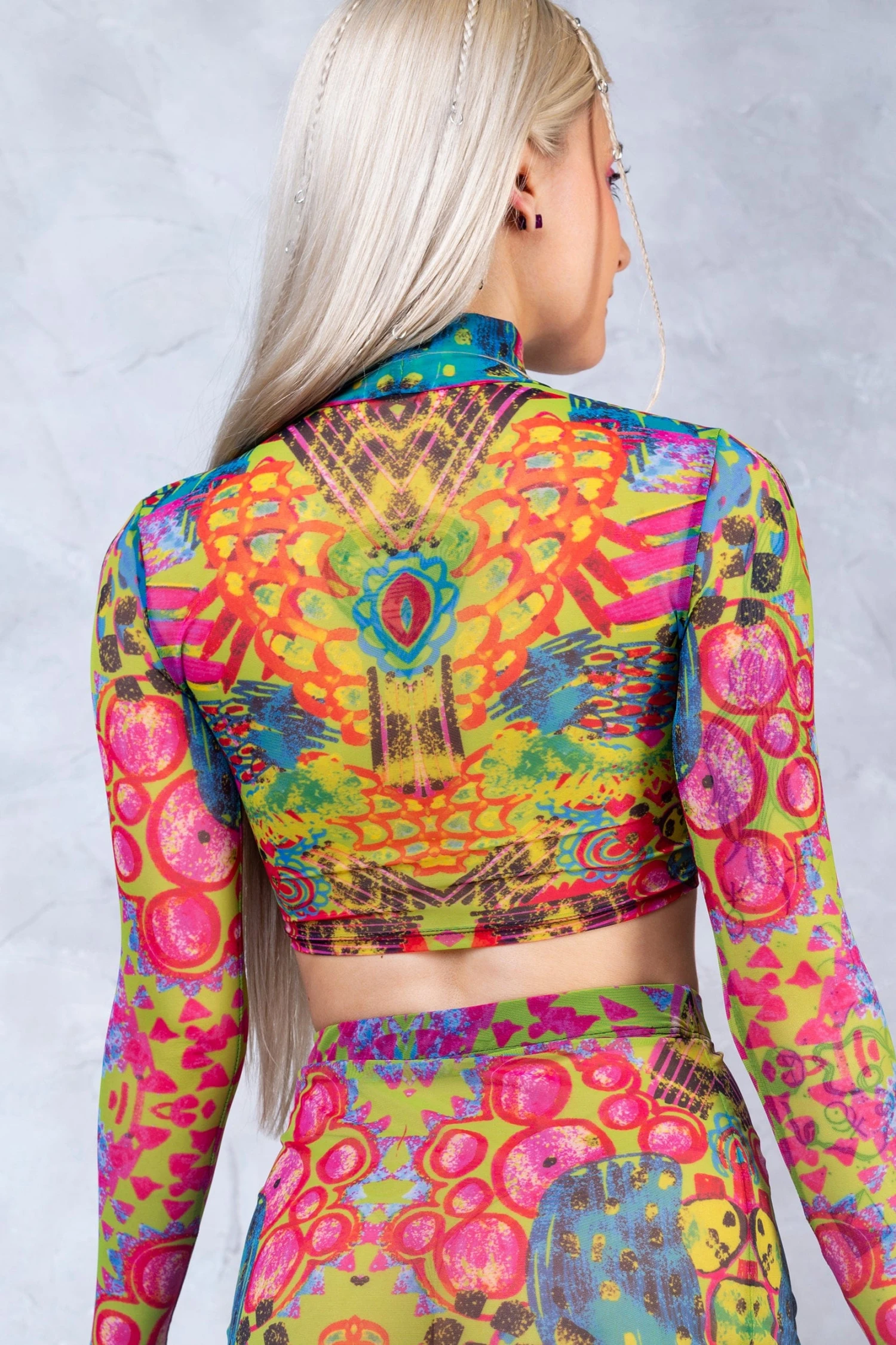 Oasis Mesh Rave Skirt Set 3 Oasis Mesh Rave Skirt Set - Image 3