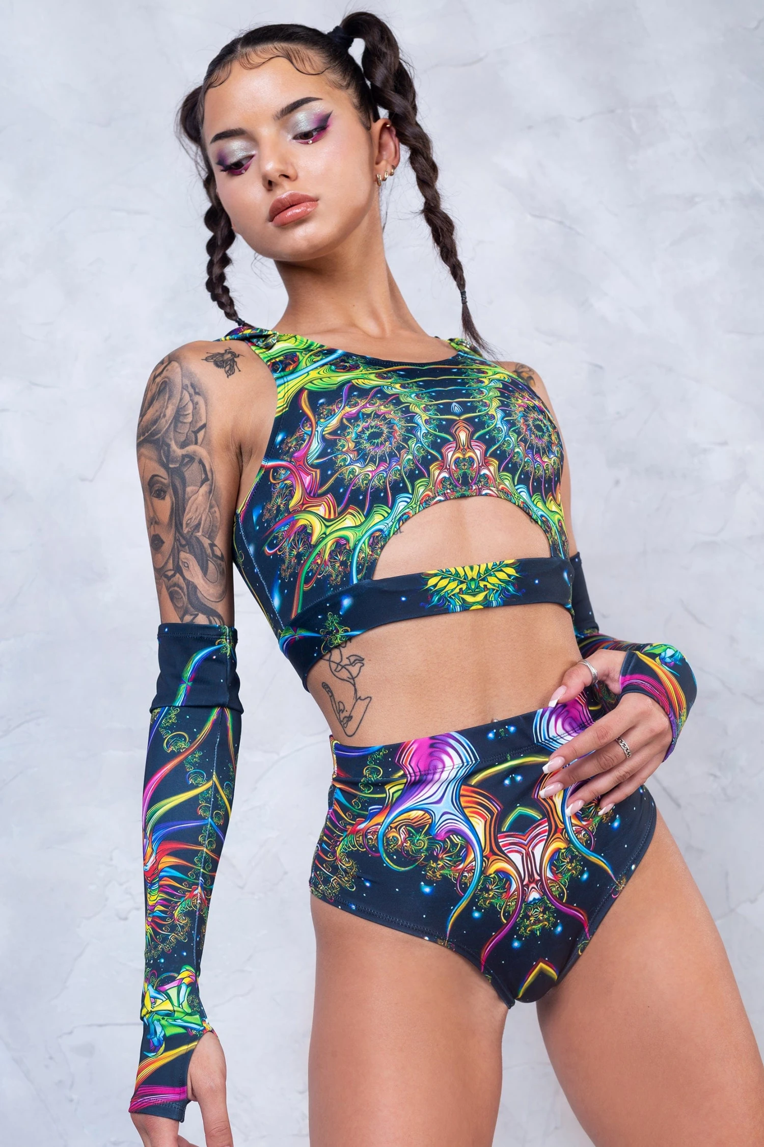 Synergy Long Belt Hooded Top 2 Synergy Long Belt Hooded Top - Image 2