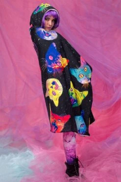 Cosmic Kitties Hoodie Blanket -Badinka 2 fdba2ac8 3197 4c5b a738 0732bd2b2de8
