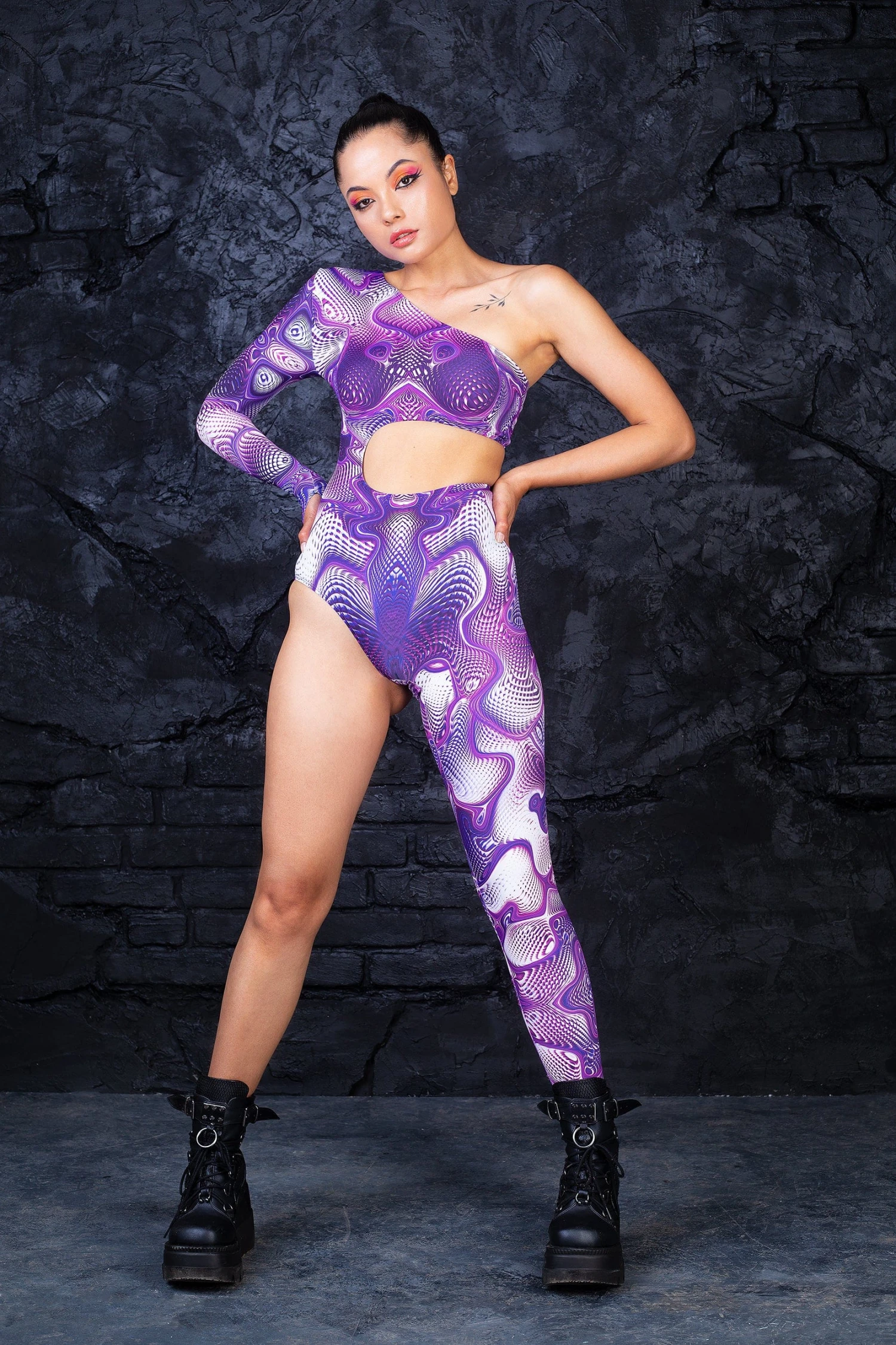 Purple Haze Asymmetrical Costume 3 Purple Haze Asymmetrical Costume - Image 3