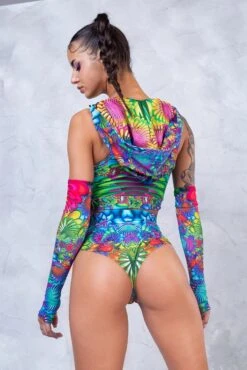 Kaleidoscopic Bloom Long Belt Hooded Top -Badinka 3 3bbf675f c5fc 46d4 9daf fd20024f7efd