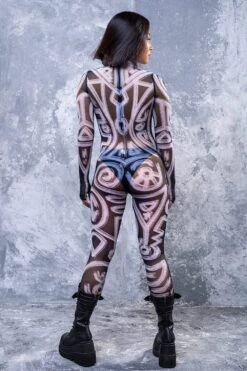 The Tribe Is Calling Dark Full Mesh Costume -Badinka 3 7
