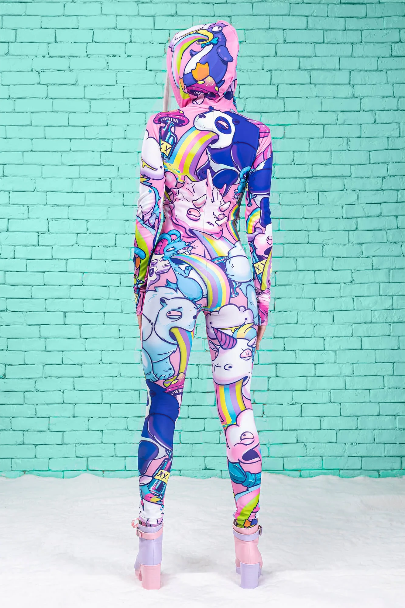 Sick Of You Fit Onesie (Pink) 4 Sick Of You Fit Onesie (Pink) - Image 4