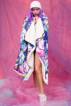 Sick Of You Hooded Blanket (Blue) -Badinka 4 515dac00 755d 466a a683 b50621c9d758