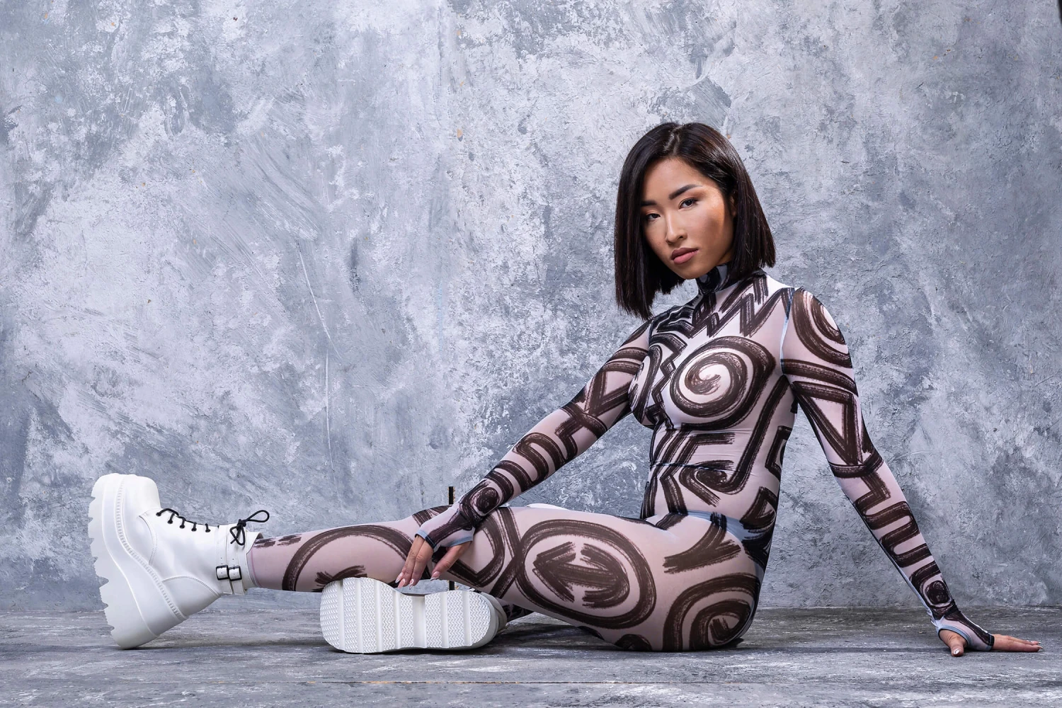 The Tribe Is Calling White Full Mesh Costume 3 The Tribe Is Calling White Full Mesh Costume - Image 3