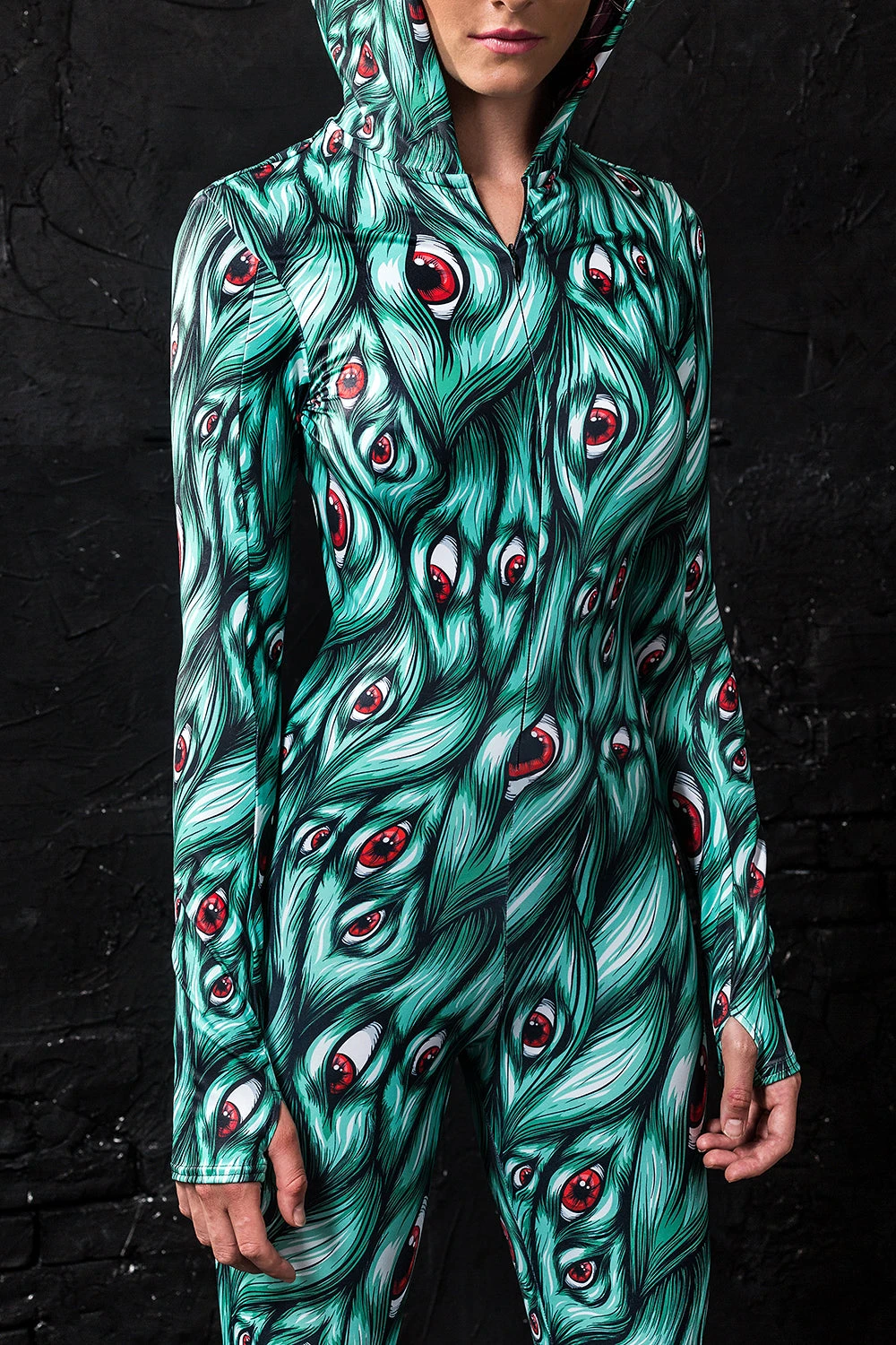 I See You Green Fit Onesie 2 I See You Green Fit Onesie - Image 2