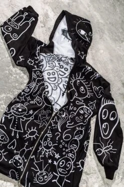Ugley Dark Zippy Hoodie -Badinka IMG 0210 27455f44 1a99 4fda 91c7 3e34d3cf19e4