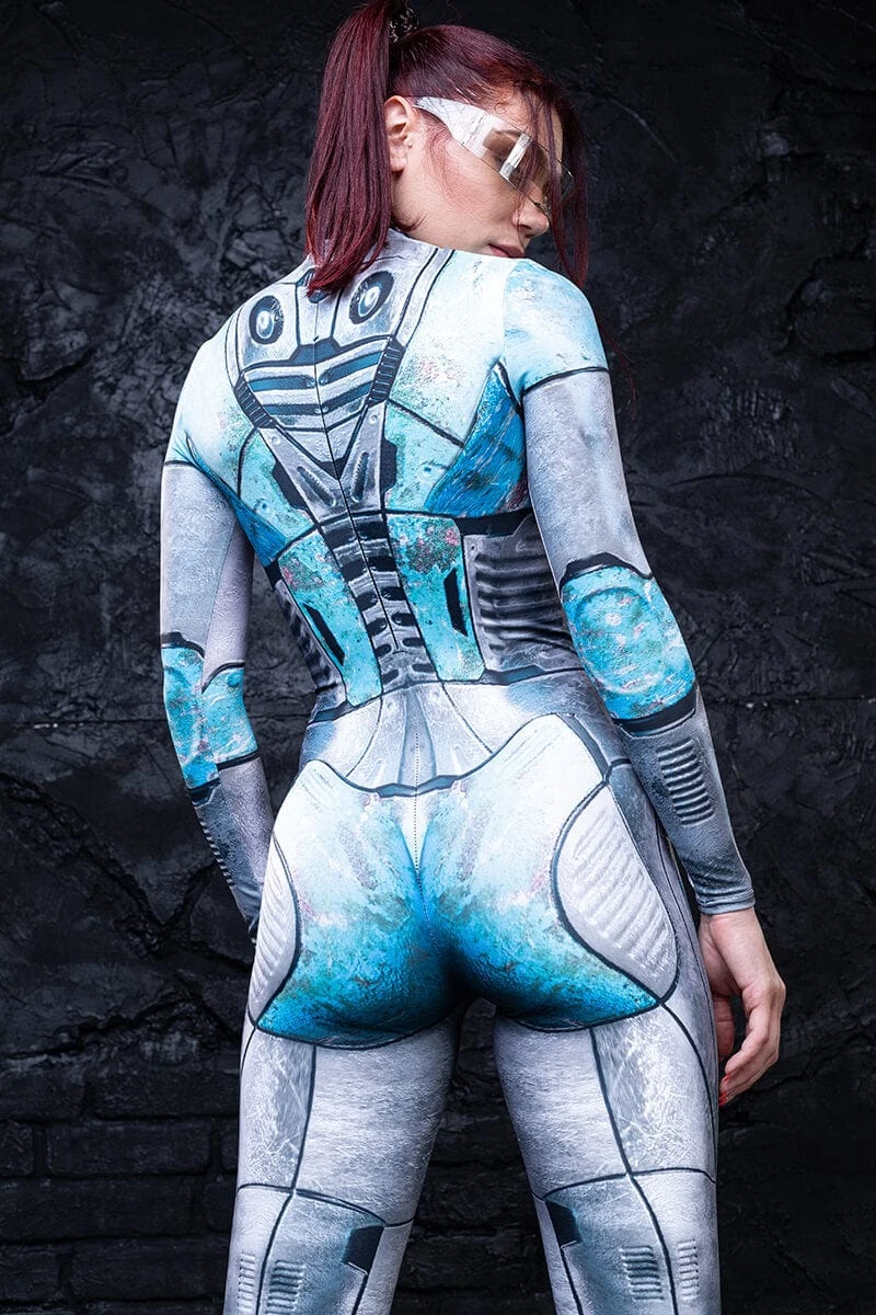 Cyan Bot Costume 6 Cyan Bot Costume - Image 6