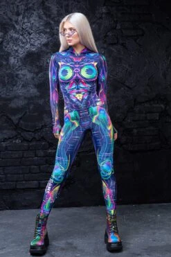 Cyber Glitch Fit Onesie -Badinka IMG 1147copy