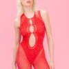 Bloodlust Mesh Cutout Catsuit