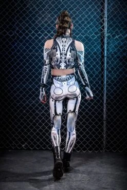 Warbot System 46 Leggings -Badinka Leggings Mirror Cyborg 3