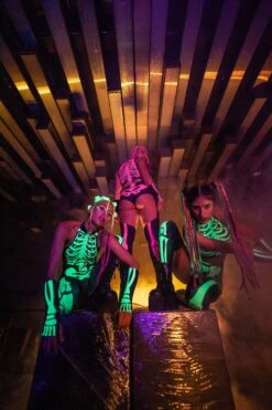 Raspberry Neon Keyhole Romper -Badinka il fullxfull.3387299475 lsxh