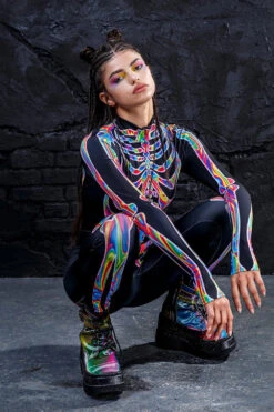 Rainbow Skeleton Costume 11 Rainbow Skeleton Costume -Badinka il fullxfull.3405611839 26qd