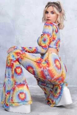 Tie Dye Bell Bottom And Sleeve Crossed Set -Badinka il fullxfull.3887117630 q3e8 8736cd27 e60f 449b a53d 2554dc81036f