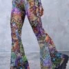 Delirium Bell Bottom Mesh Pants