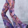 Woodstock Bell Bottom Mesh Pants