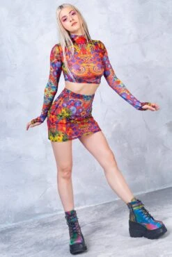 Tropical Punch Mesh Rave Skirt -Badinka il fullxfull.3928160564 iyhi