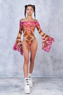 Serenity Bell Sleeve Mesh Bodysuit -Badinka il fullxfull.3973017023 pc37