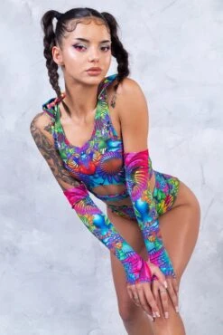 Kaleidoscopic Bloom Rave HW Shorts 7 Kaleidoscopic Bloom Rave HW Shorts -Badinka il fullxfull.3973088499 rbx0